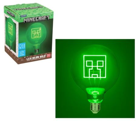 PALADONE – MINECRAFT – Creeper Lampada LED a Bulbo cm –  (In box cm)…x6…x24